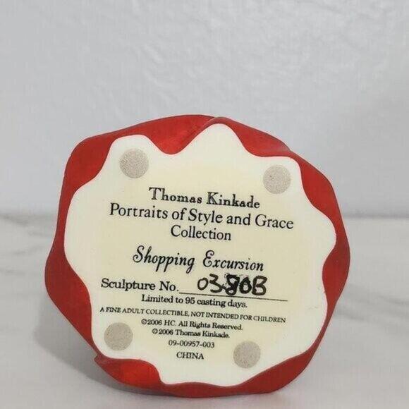 2/$50 Thomas Kinkade Shopping Excursion Figurine 0380B | Hamilton Collection - Picture 6 of 9